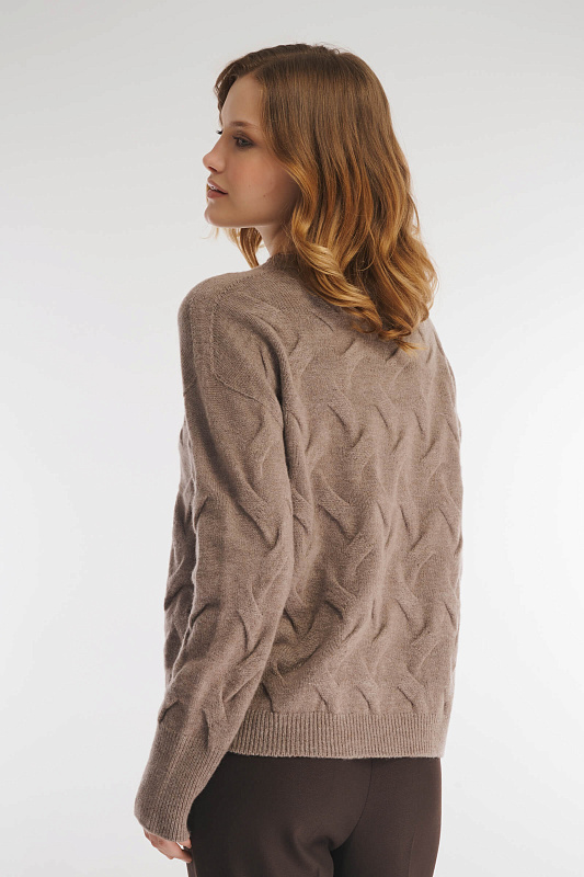 Джемпер из шерсти и кашемира Цвет Коричневый Изображение 2