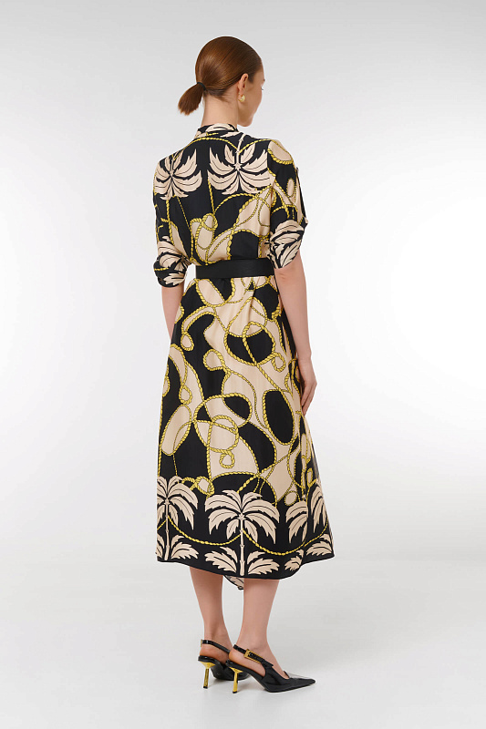 Платье с абстрактным принтом Цвет Мультиколор Изображение 2