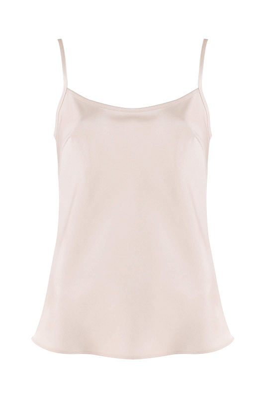 Топ с регулируемыми бретелями Цвет Пудровый