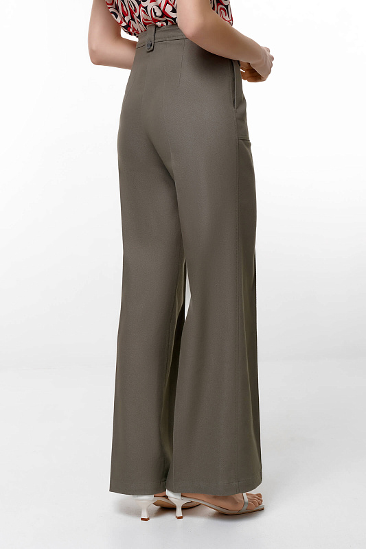 Широкие брюки Цвет Коричневый Изображение 2