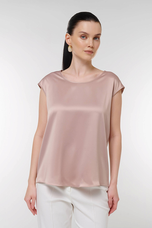 Топ свободного кроя Цвет Розовый
