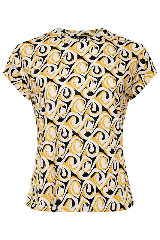 Блузка с абстрактным принтом Цвет Мультиколор