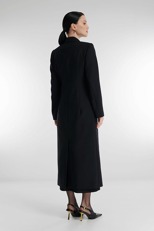 Пальто с вышивкой Цвет Черный Изображение 2