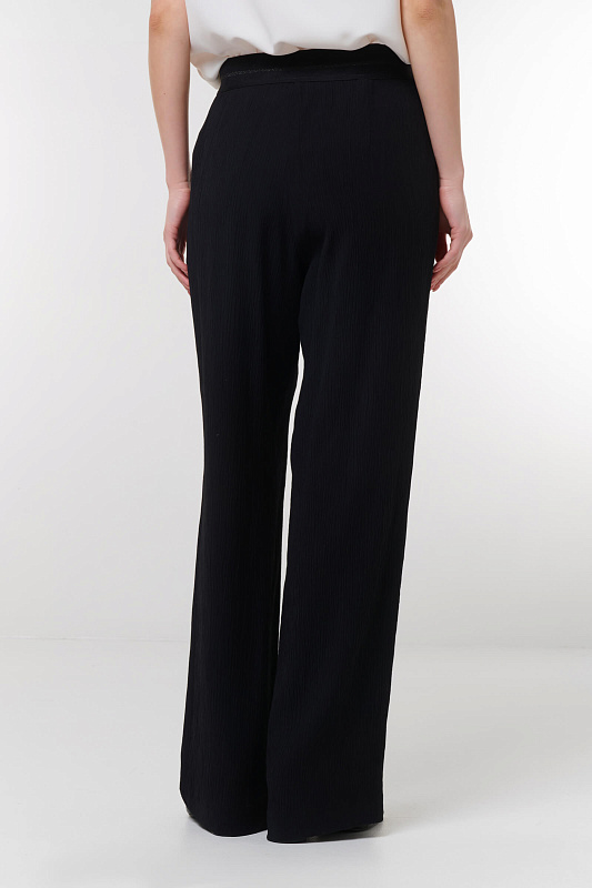 Широкие брюки Цвет Черный Изображение 2