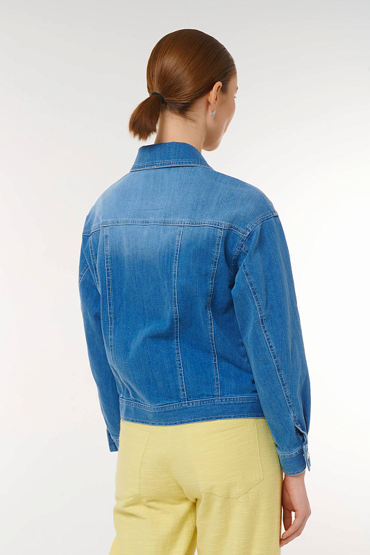 Жакет из денима Цвет Голубой Изображение 2