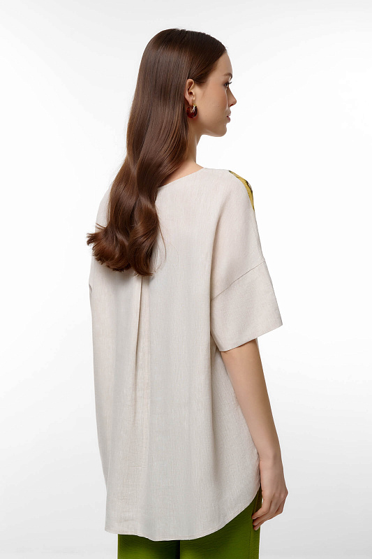 Блузка с цветочным принтом Цвет Мультиколор Изображение 2