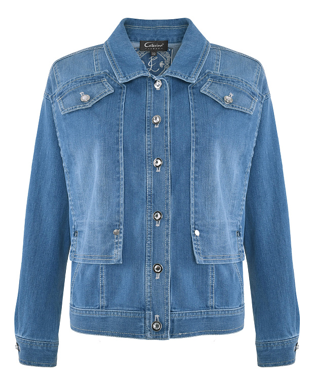 Жакет из денима Цвет Голубой