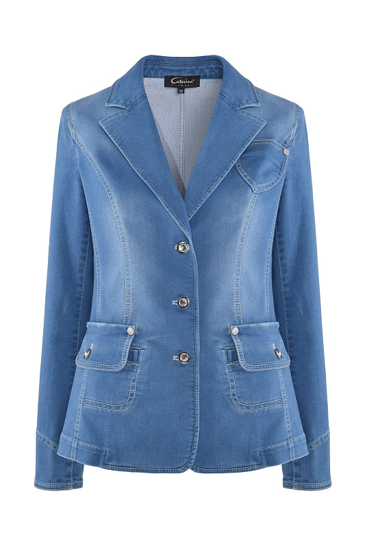 Жакет из денима Цвет Синий