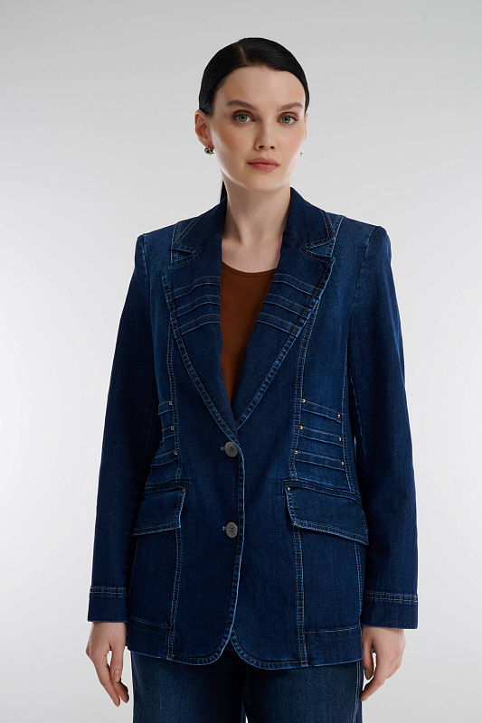 Жакет из денима Цвет Синий