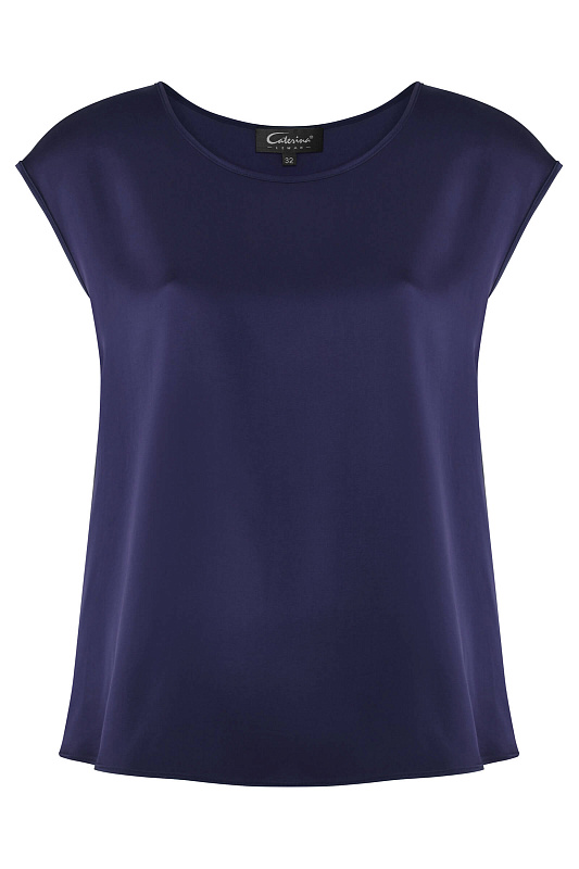 Топ из поливискозы Цвет Синий