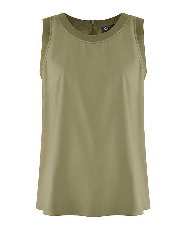 Топ с вискозой Цвет Оливковый