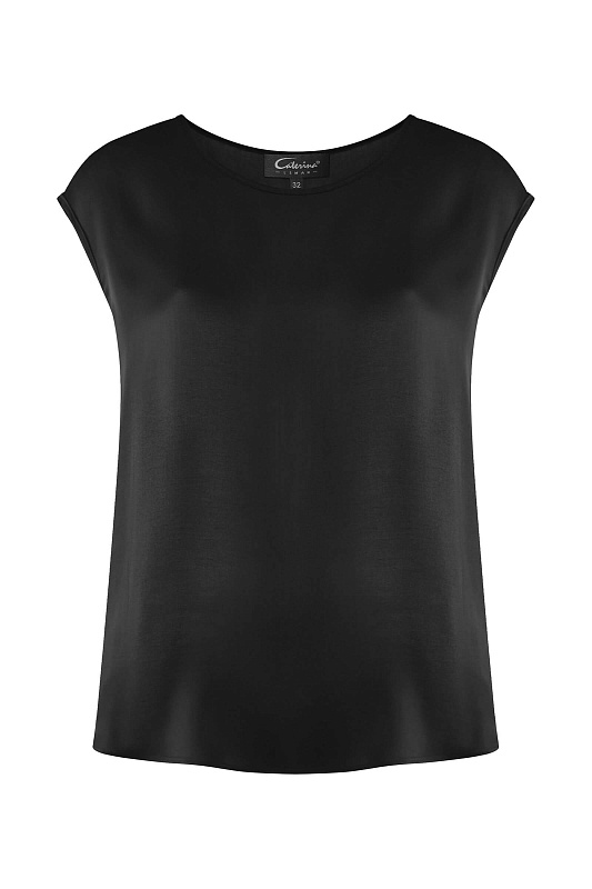 Топ из 100% вискозы Цвет Черный