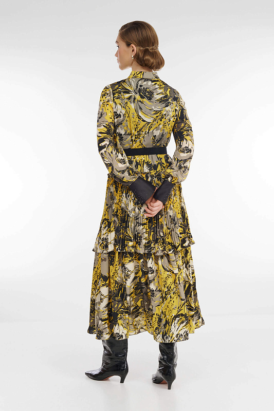 Платье с плиссировкой Цвет Мультиколор Изображение 2