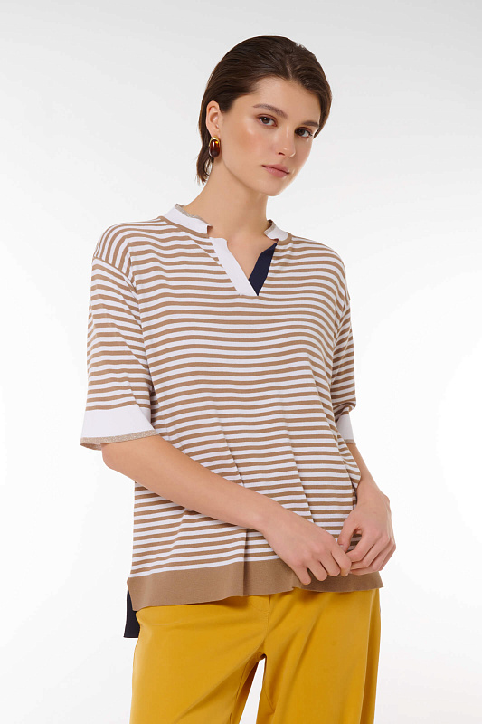 Джемпер в полоску Цвет Мультиколор