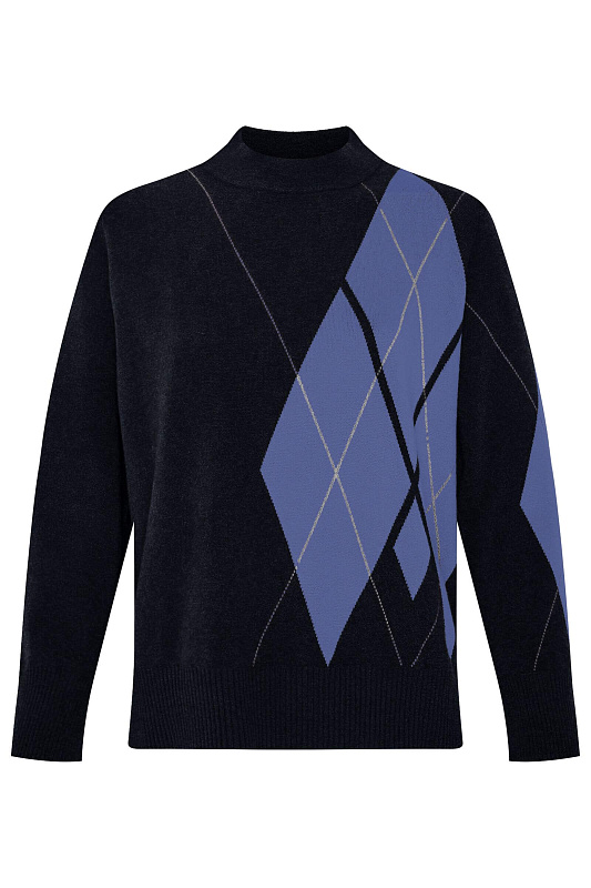 Джемпер из смесовой вискозы Цвет Синий