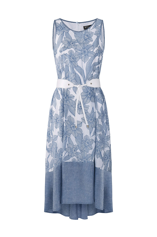 Платье с цветочным принтом Цвет Мультиколор