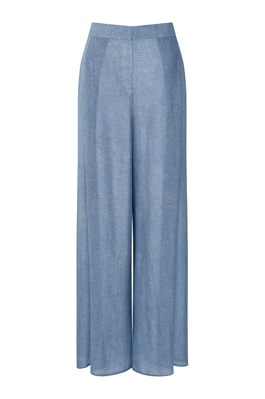 Широкие брюки Цвет Синий