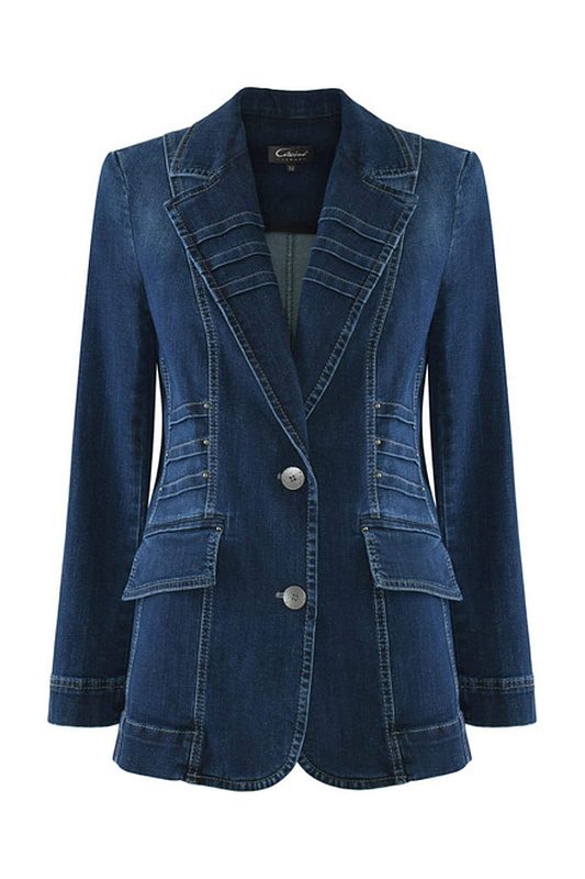 Жакет из денима Цвет Синий