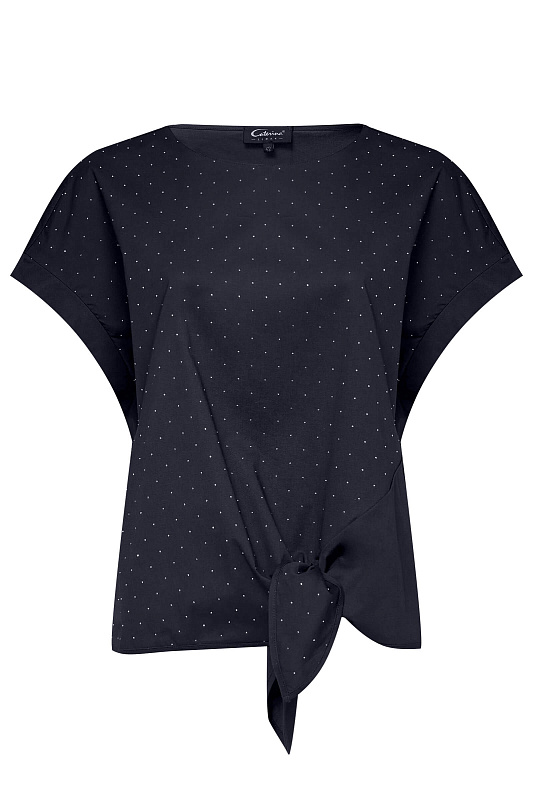 Блузка с коротким рукавом Цвет Синий