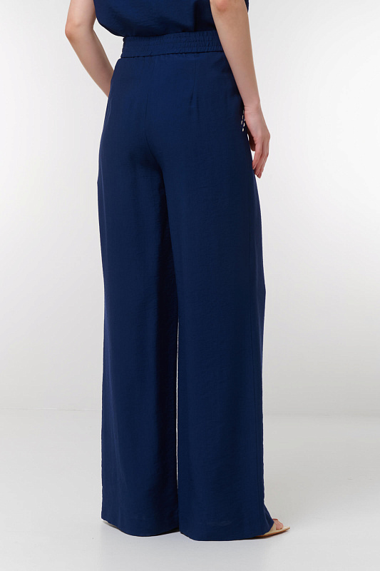 Брюки с контрастной окантовкой Цвет Синий Изображение 2