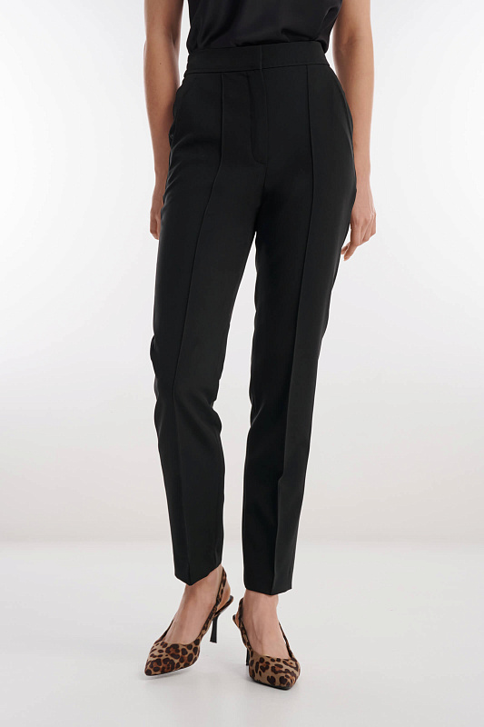 Брюки прямого кроя Цвет Черный