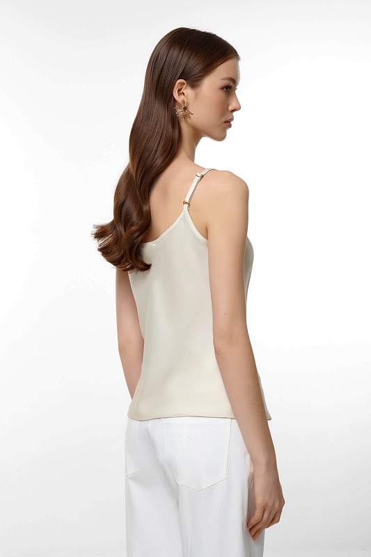 Топ с регулируемыми бретелями Цвет Пудровый Изображение 2