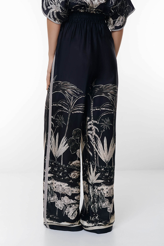 Брюки с растительным рисунком Цвет Мультиколор Изображение 2