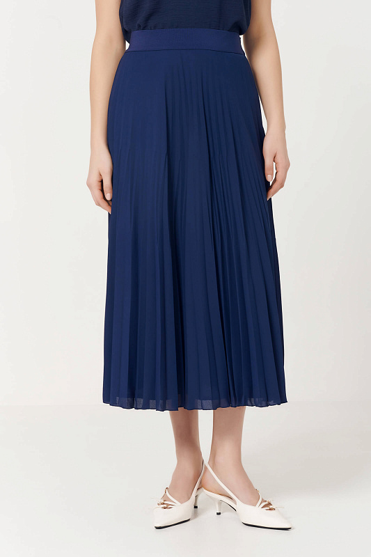 Юбка плиссированная Цвет Синий