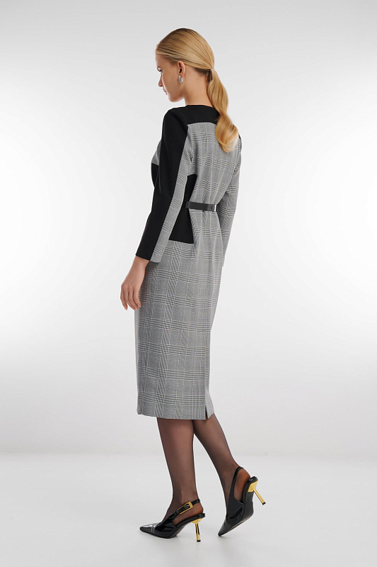 Платье-футляр Цвет Мультиколор Изображение 2