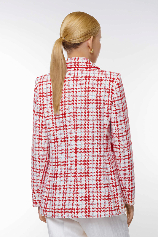 Жакет с поясом Цвет Мультиколор Изображение 2