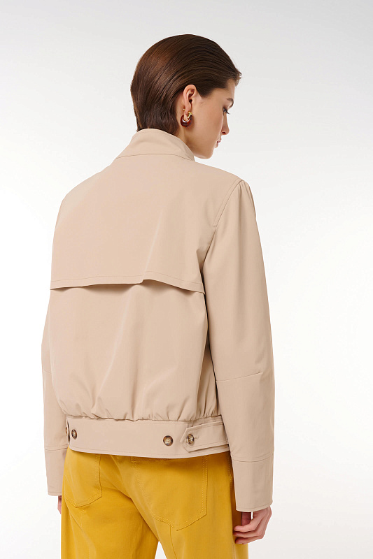 Куртка на молнии Цвет Бежевый Изображение 2