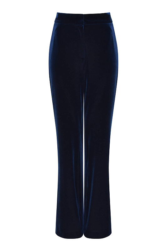 Бархатные брюки Цвет Синий