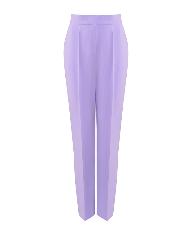 Легкие брюки со стрелками Цвет Фиолетовый