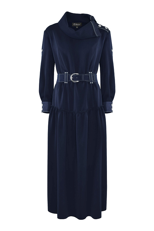 Длинное платье Цвет Синий