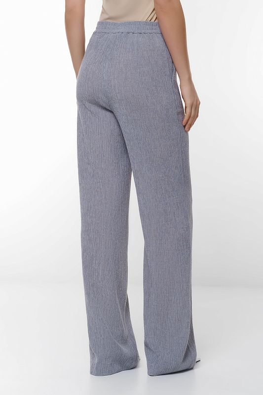 Брюки из фактурного материала Цвет Серый Изображение 2