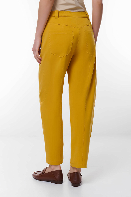 Укороченные брюки-багги Цвет Оранжевый Изображение 2