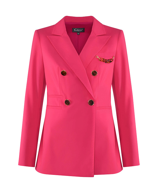 Приталенный пиджак Цвет Розовый